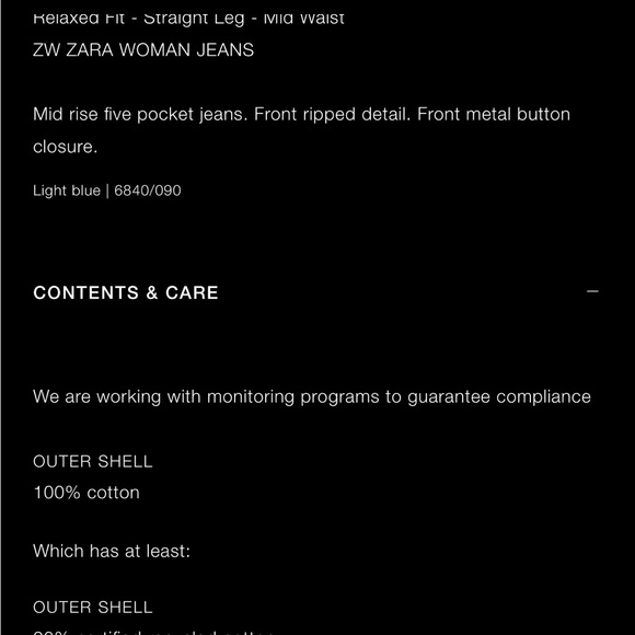 zara jeans NWT - Picture 7 of 7